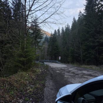 Studená ľupčianska dolina o šiestej ráno