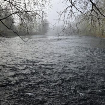 Váh v Teplej na druhé ráno sezóny