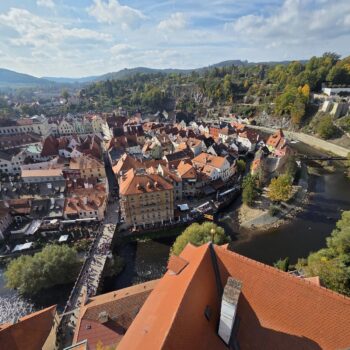 Vltava v Českom Krumlove