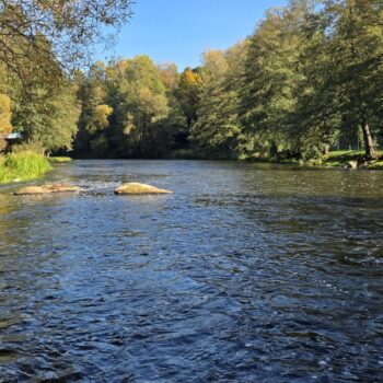 Vltava vo vodáckom kempe pod Čeřínem